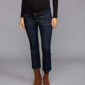 Led Luxe Essentials Denim, cropped,Maternity Jean